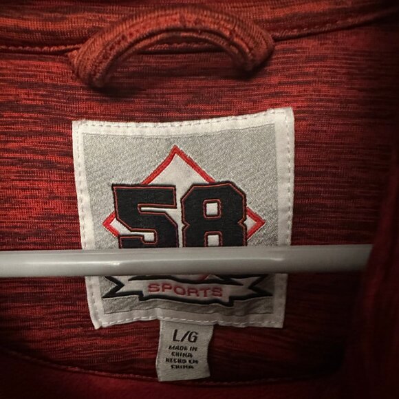 🦡 Wisconsin Badgers Men’s Quarter-zip Pullover (Size Large) - Picture 3 of 5